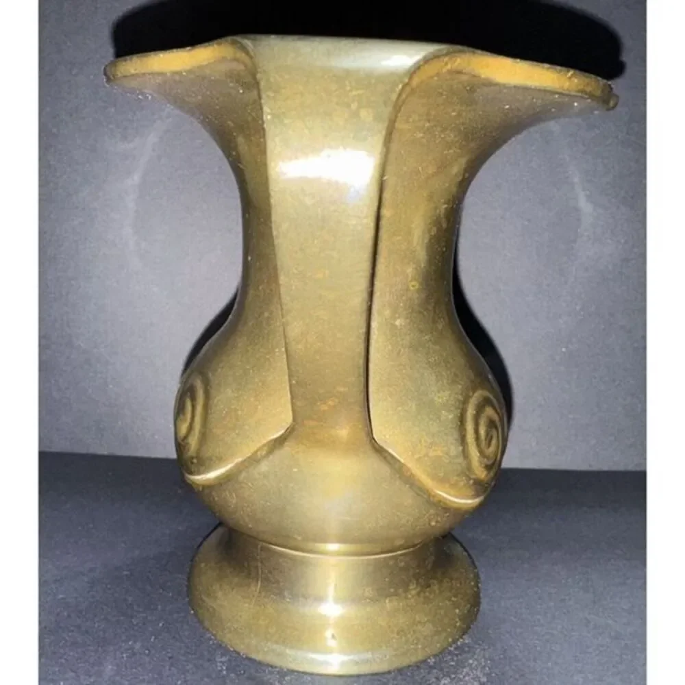 Japanese Edo‎ Period Bronze Mimikuchi Flying Handles 4.5